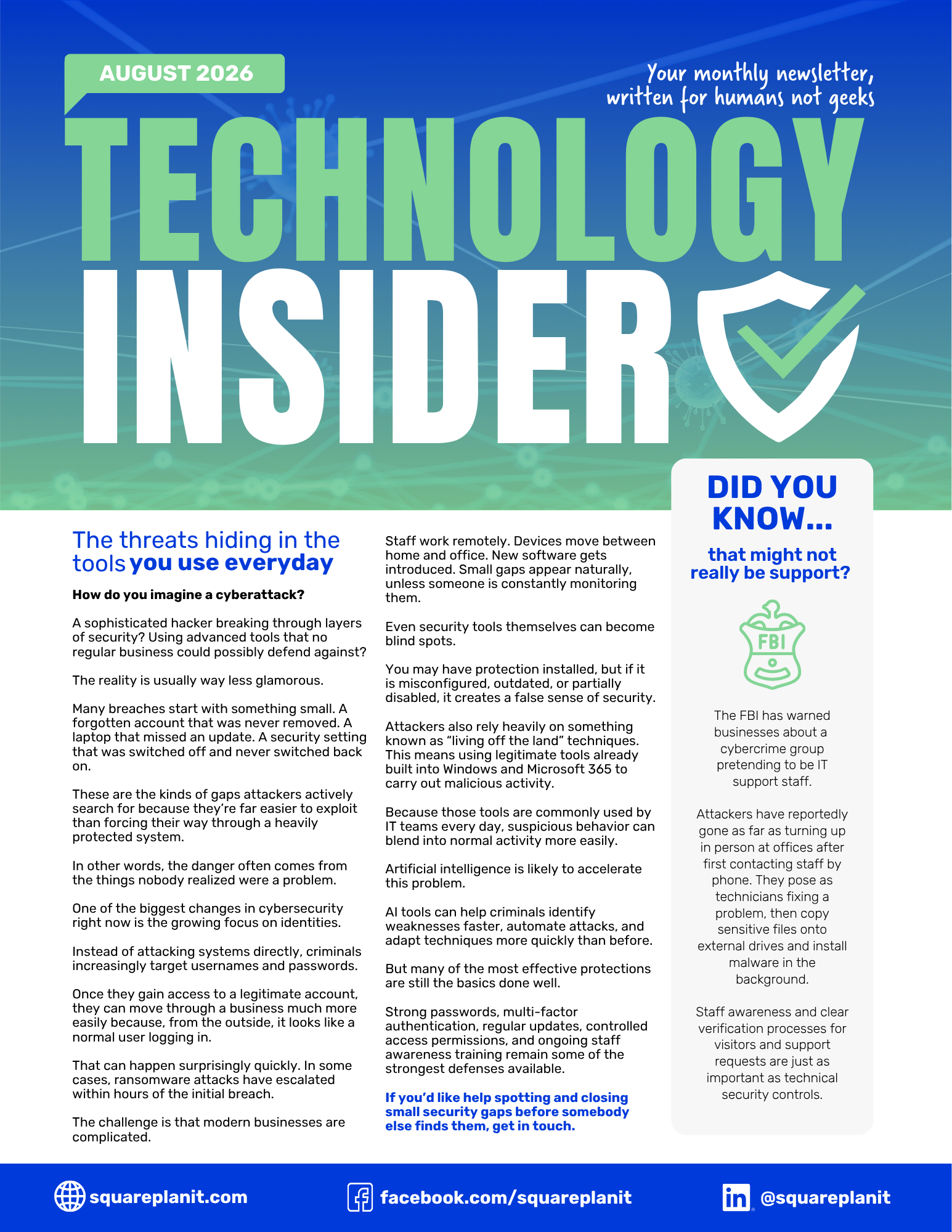 cybersecurity threats businesses miss