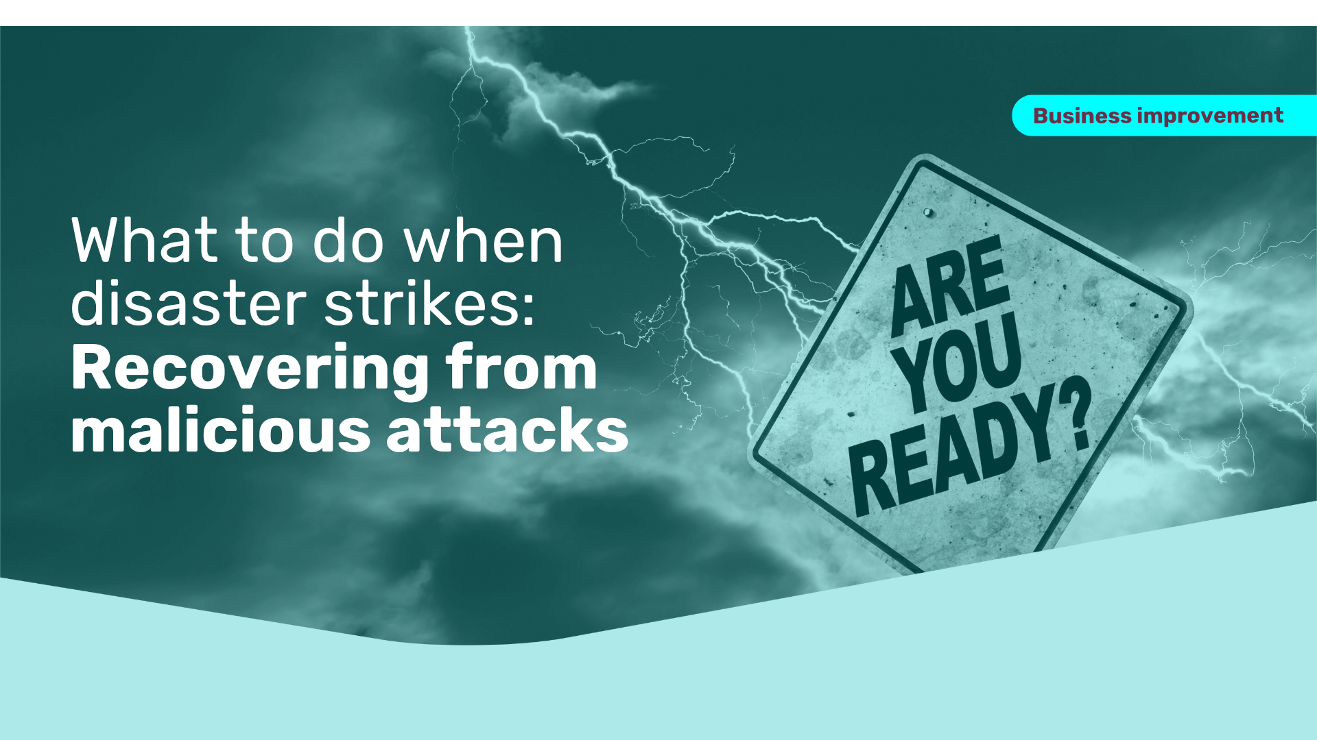 What to Do When Disaster Strikes: Recovering from Malicious Attacks
