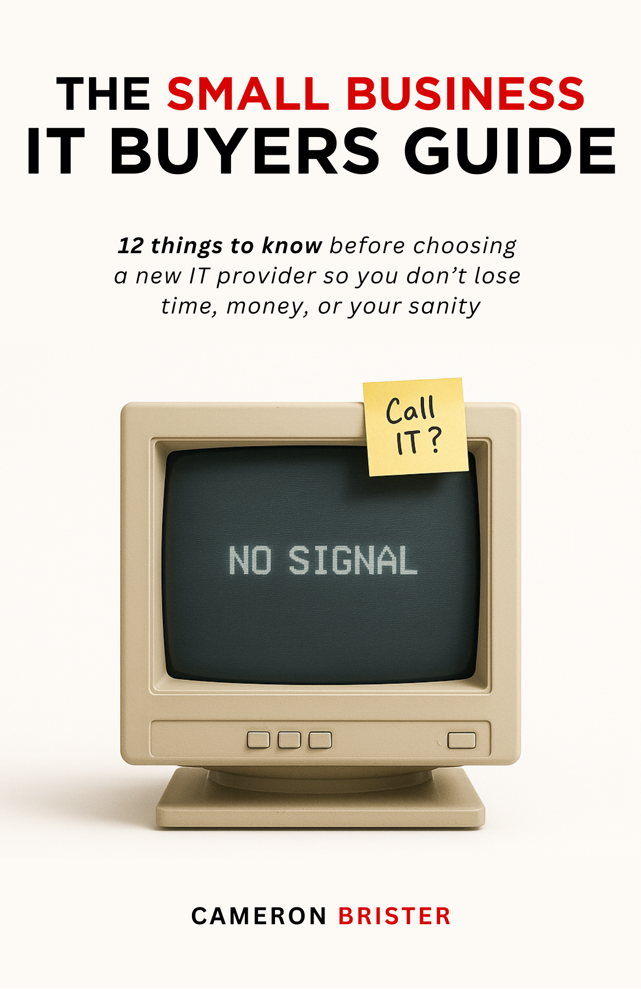 Book cover for The Small Business IT Buyer's Guide