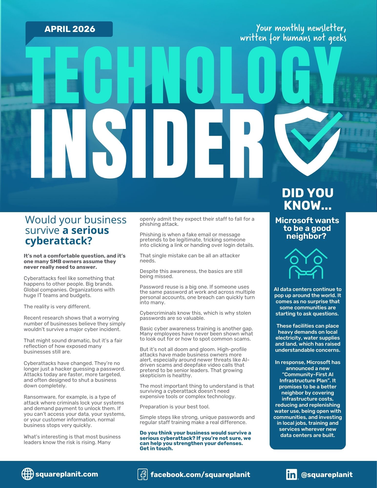 business cyberattack survival